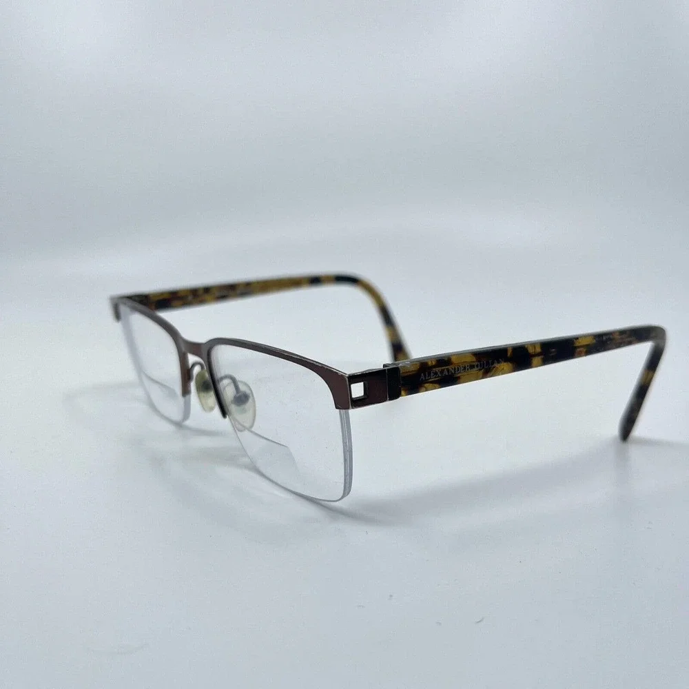 Alexander Julian Eyeglasses Frames COLOURS Brown Tortoise‎ 52-18 H6850